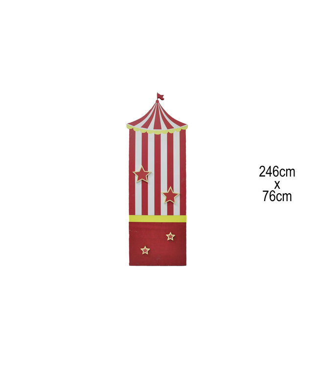 Tent Circus Backdrop (246x76) cm