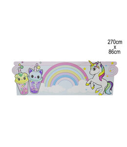 Unicorn Long Table Front Cover (270x86) cm