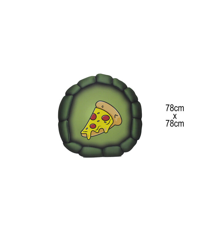 Signage Pizza Ninja Turtle (78x78) cm