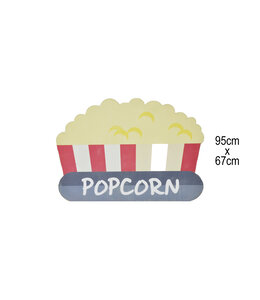 Signage Popcorn Circus (95x67) cm