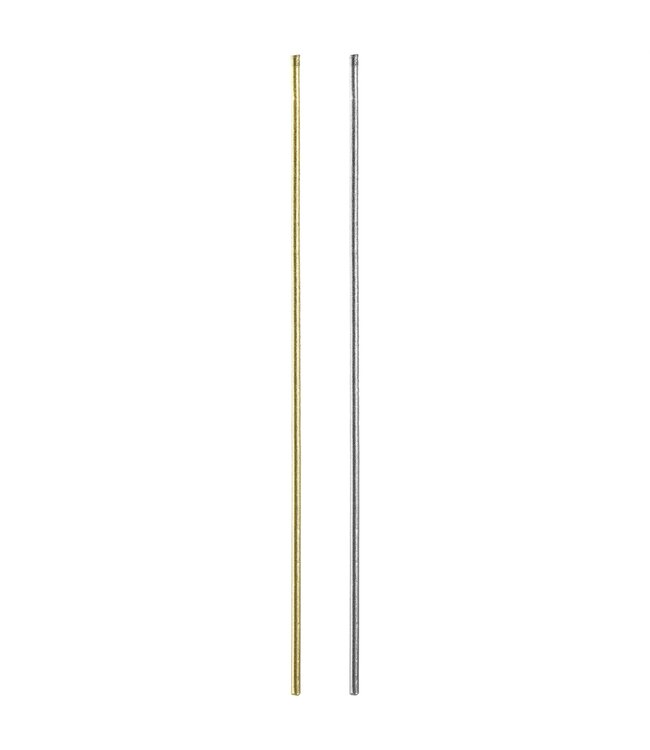 Amscan Inc. Sparkling Thin Birthday Candle - Silver & Gold