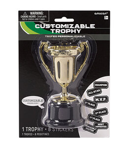 Amscan Inc. Goal Getter Customizable Trophy