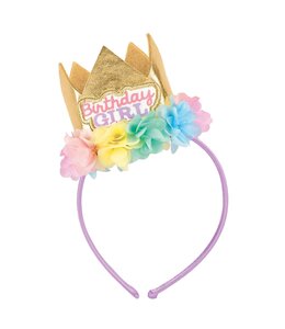 Amscan Inc. Young Birthday Girl Crown Headband