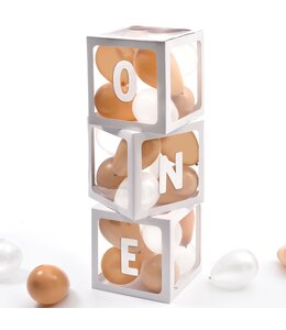 Amscan Inc. Gender Neutral 1st Birthday Balloon Boxes