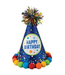 Amscan Inc. Primary Birthday Cone Hat