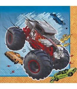 Amscan Inc. Hot Wheels Monster Truck Luncheon Napkins