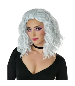 California Costumes White Textured Bob Wig