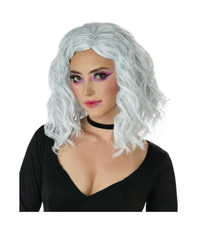 California Costumes White Textured Bob Wig