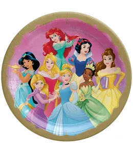 Amscan Inc. Disney Princesses 7 Inch Round Plates