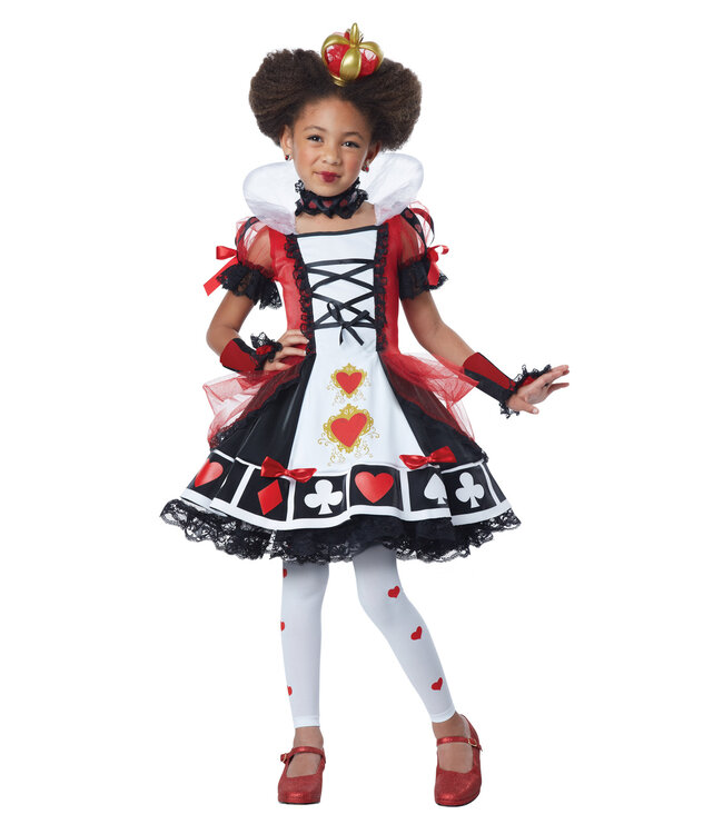 California Costumes Little Girl Queen Of Hearts