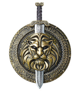 California Costumes Shield & Sword 18 Inches-Gladiator Combat