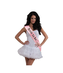 Rubies Costumes Sash Bride To Be (Black Text on Pink)