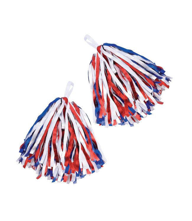 Rubies Costumes Pom Pom Pair-Red/White/Blue