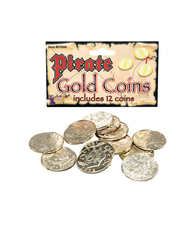 Rubies Costumes Pirate Gold Coins 12/Pk