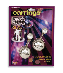 Rubies Costumes Disco Ball Earrings