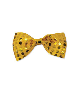 Rubies Costumes Bow Tie Sequin-Gold