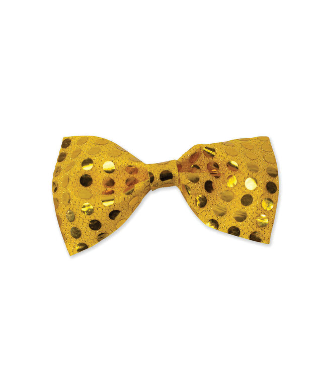 Rubies Costumes Bow Tie Sequin-Gold