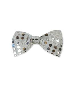 Rubies Costumes Bow Tie Sequin-Silver