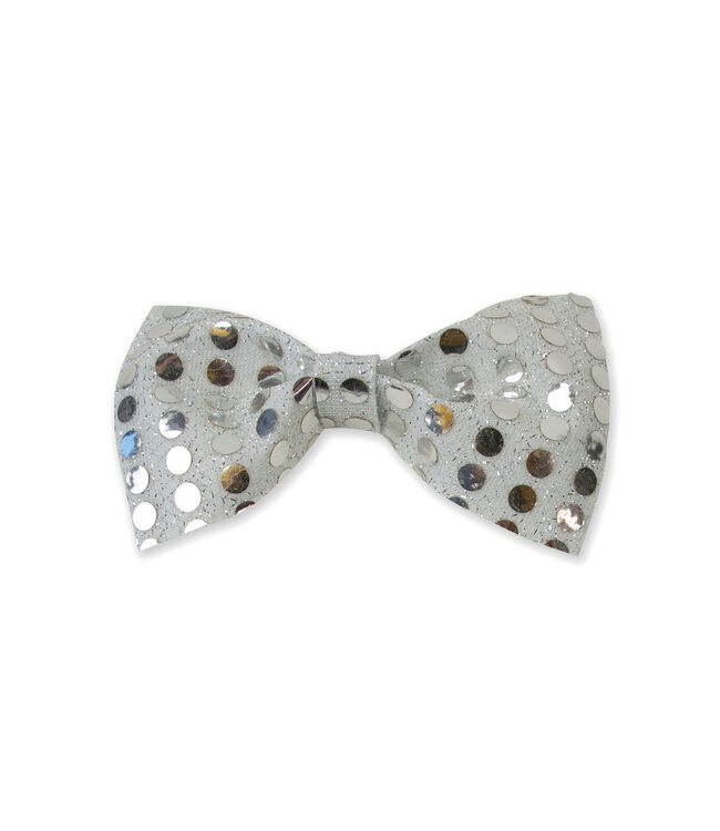 Rubies Costumes Bow Tie Sequin-Silver