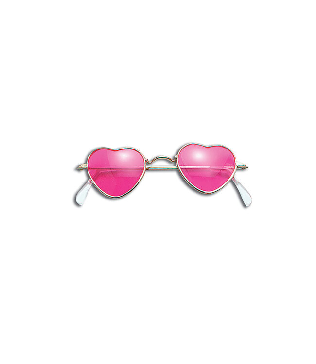 Rubies Costumes Glasses Heart Shaped-Pink/Gold Frame