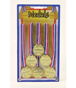Rubies Costumes Winner Medals 6/Pk