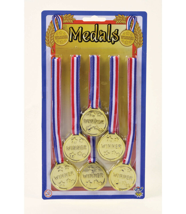 Rubies Costumes Winner Medals 6/Pk