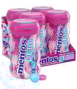 Mentos Mentos Sugarfree Bubble Gum Mini Jars-Rose
