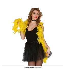 Fiestas Guirca Feather Boa 180 Cm (40 Grams)-Yellow