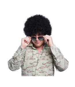 Rubies Costumes 70's Afro Black Wig (Unisex)