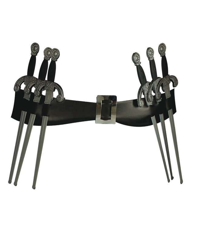 Rubies Costumes V for Vendetta Belt with Six Daggers Costume Accessory