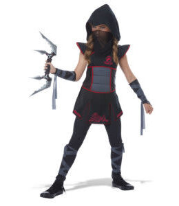 California Costumes Fearless Ninja Girl Black
