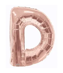 Conver 34 Inch Balloon Letter Rose Gold - D