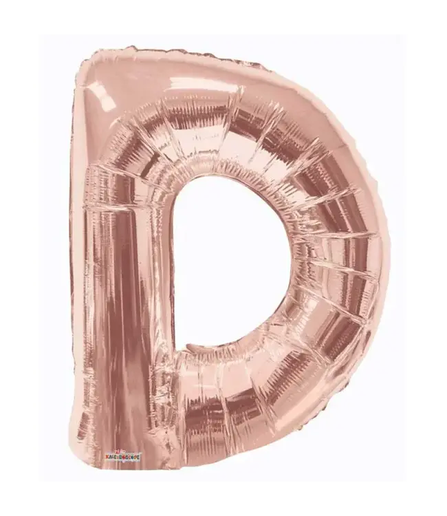 Conver 34 Inch Balloon Letter Rose Gold - D
