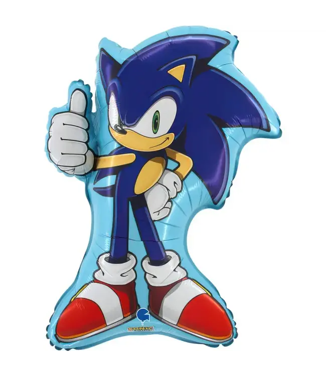 Grabo Balloons 33 Inch Supershape Balloon-Sonic The Hedgehog