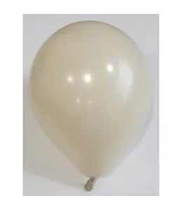 Kalisan 12 Inch Latex Balloons 100ct-Retro White Sand
