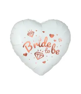 Godan 18 Inch Foil Balloon-Bride to Be White