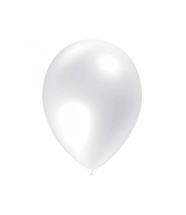 Balloonia 12 Inch Balloonia Latex Balloons 100ct-White