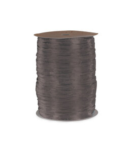 Berwick Ribbon Wraphia 7mm x 100 yards-Matte-Charcoal