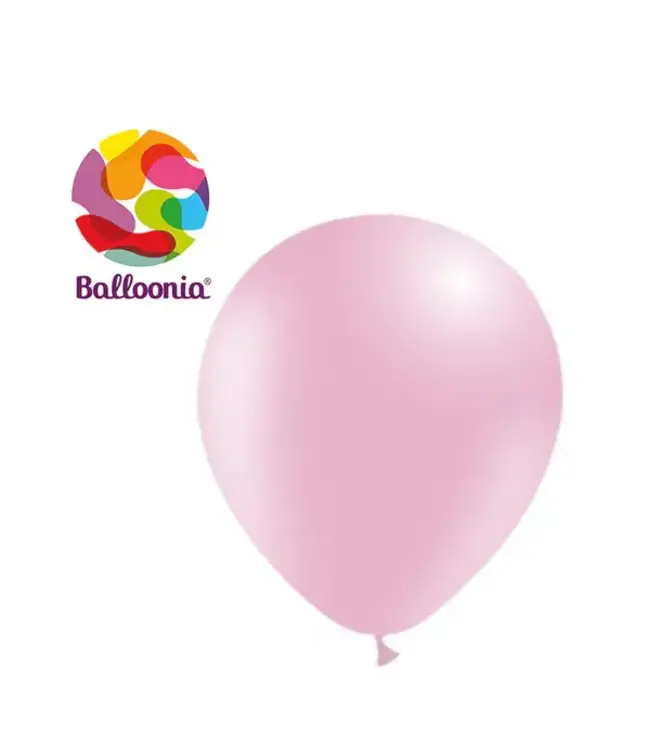 Balloonia 12 Inch Balloonia Latex Balloons 100ct-Pink Blush