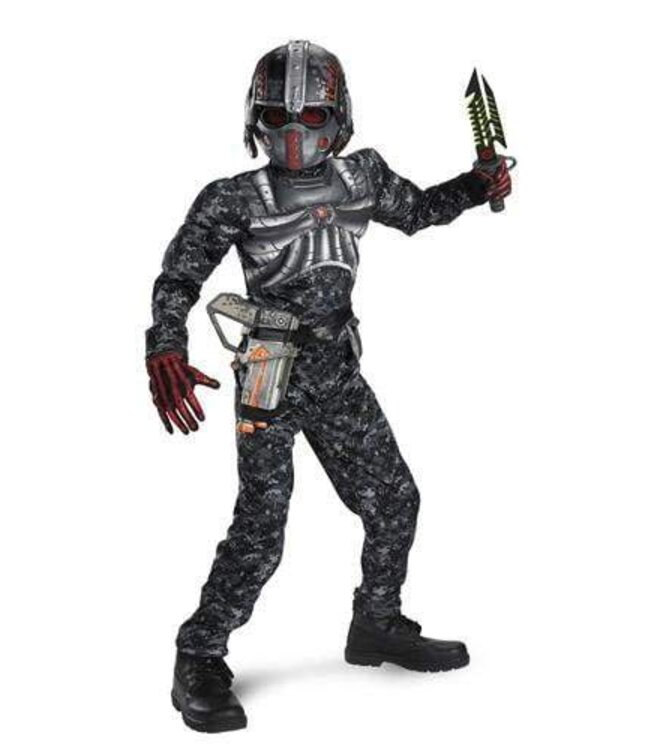 Disguise Recon Commando Classic Muscle M/Child 7-8