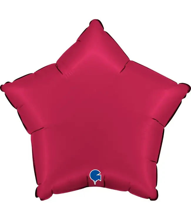 Grabo Balloons 18 Inch Foil Star Balloon-Cherry Red