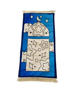 Craft Pop Colouring Prayer Mat-Blue Stars