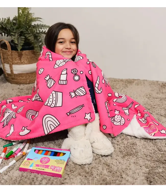 Craft Pop Colouring Blanket-Unicorn
