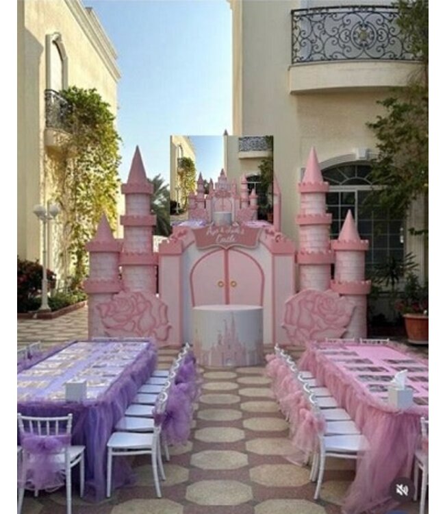 Disney Princesses Castle With Lights