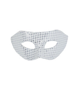Sequin Eyemask White