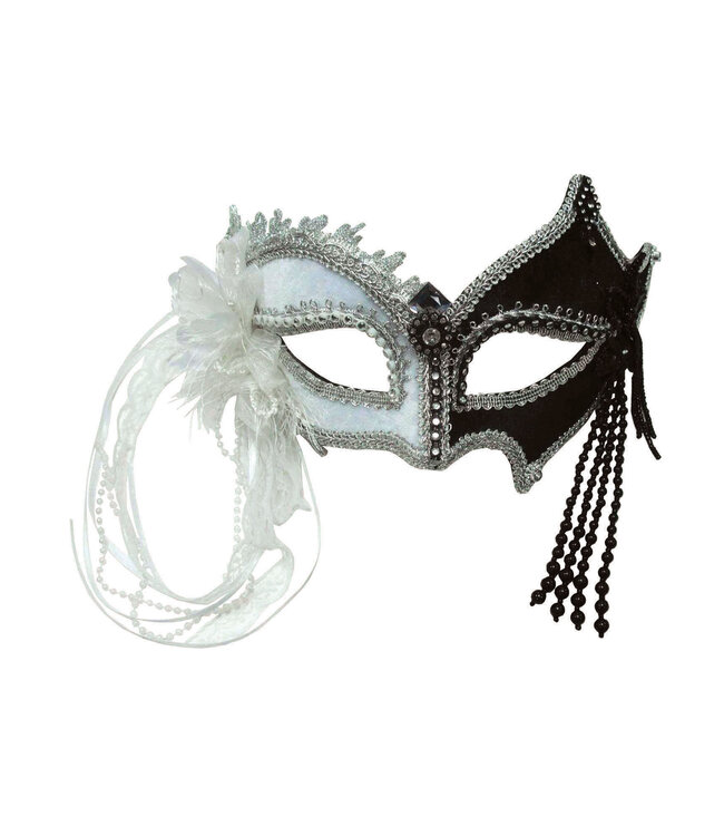 Mask Black/White & Tassels
