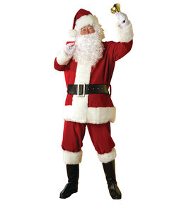 Xl Regal Dlx Plush Santa Costume