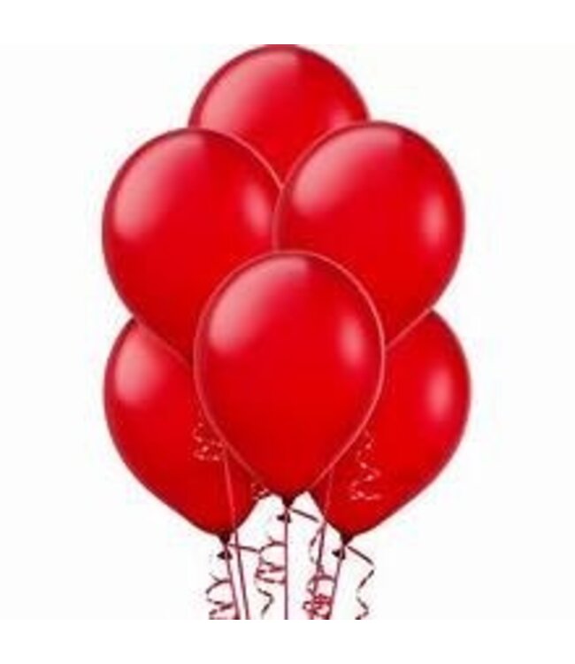 Feng Che 12 Inch Latex Balloons 100ct-Red