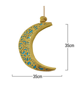 Glitter Light up Lantern-Moon