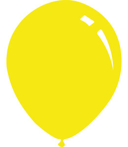 Kin 11 Inch Latex Balloons  100ct-Yellow